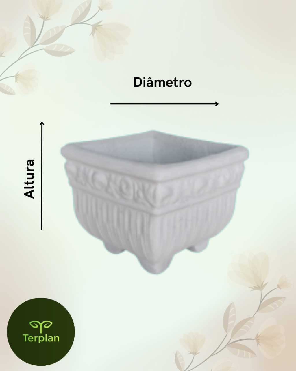 CAIXA ROMANA Nº6 COM PÉ