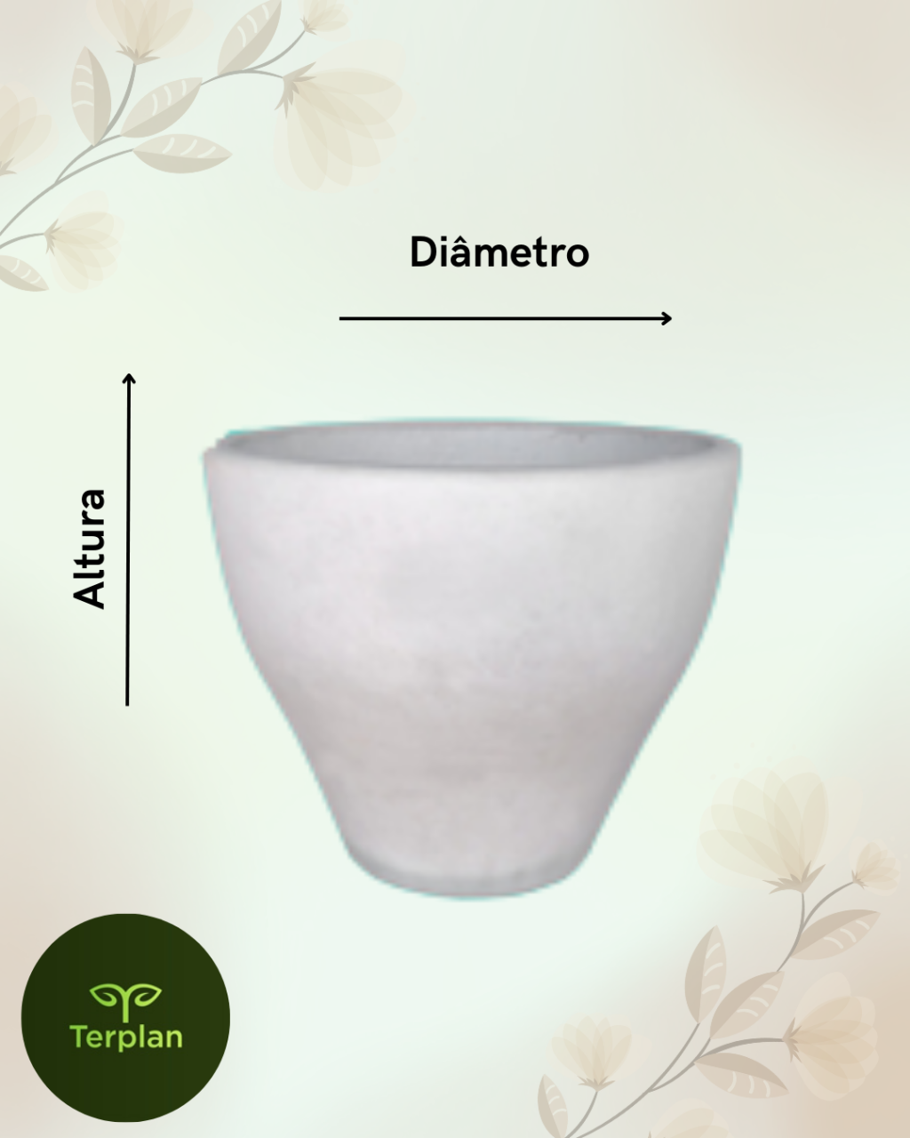 VASO PILÃO BOCA LARGA 
