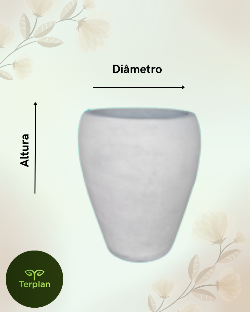 VASO PILÃO BOCA ESTREITA 