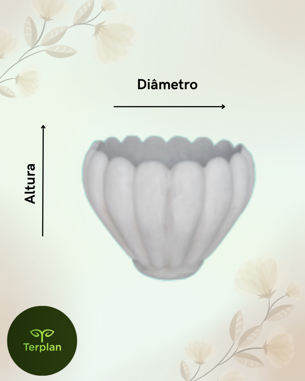 VASO TULIPA SEM PÉ 