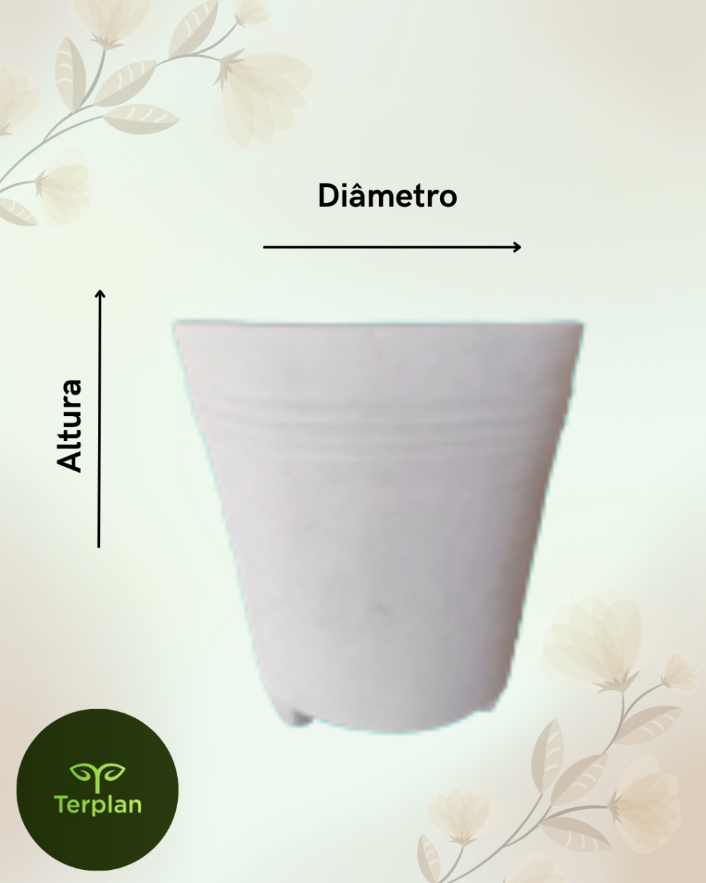 VASO SÃO PAULO COM PÉ 