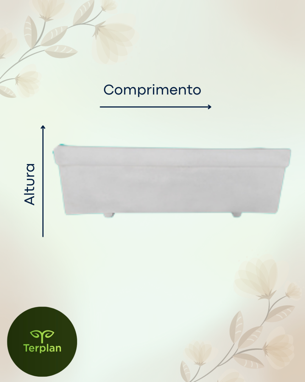 JARDINEIRA RIO COM PÉ