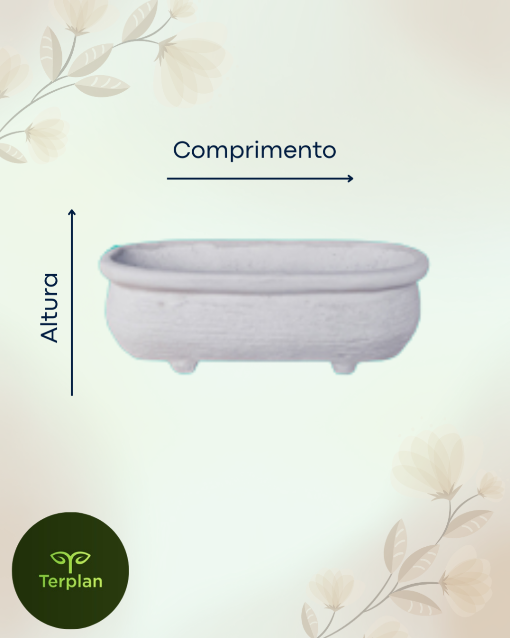 JARDINEIRA ARCO IRIS COM PÉ MINI 