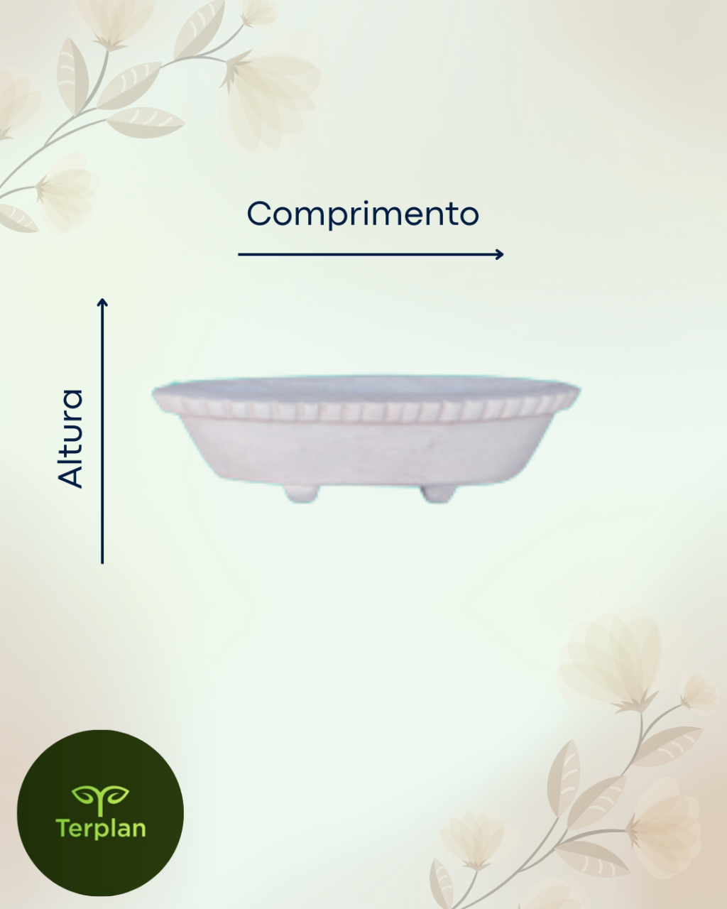 JARDINEIRA CANOA MINI