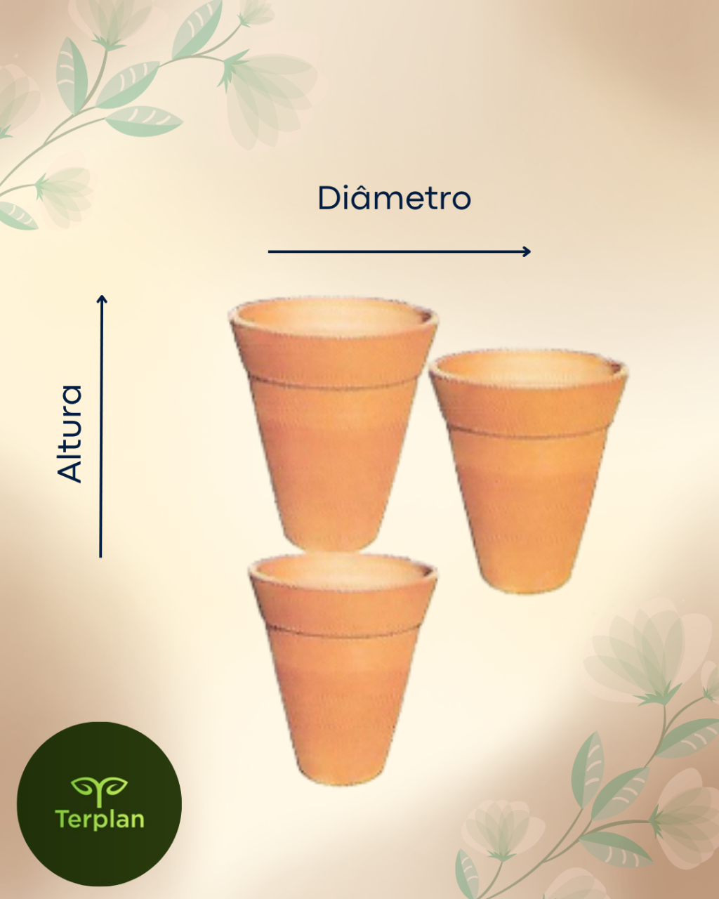 VASO CERÂMIA GIGANTE REDONDO