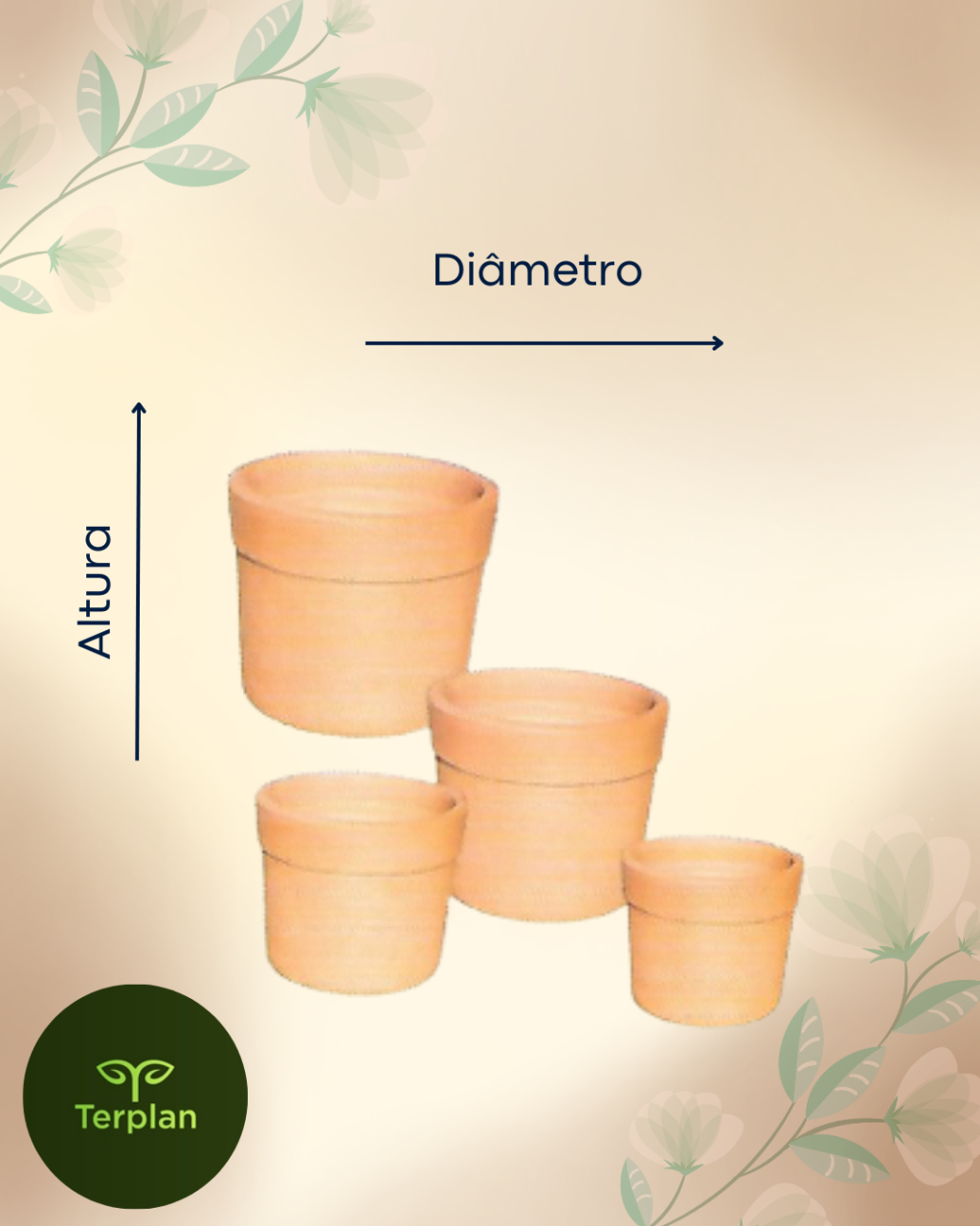 VASO CERÂMIA SEM PÉ