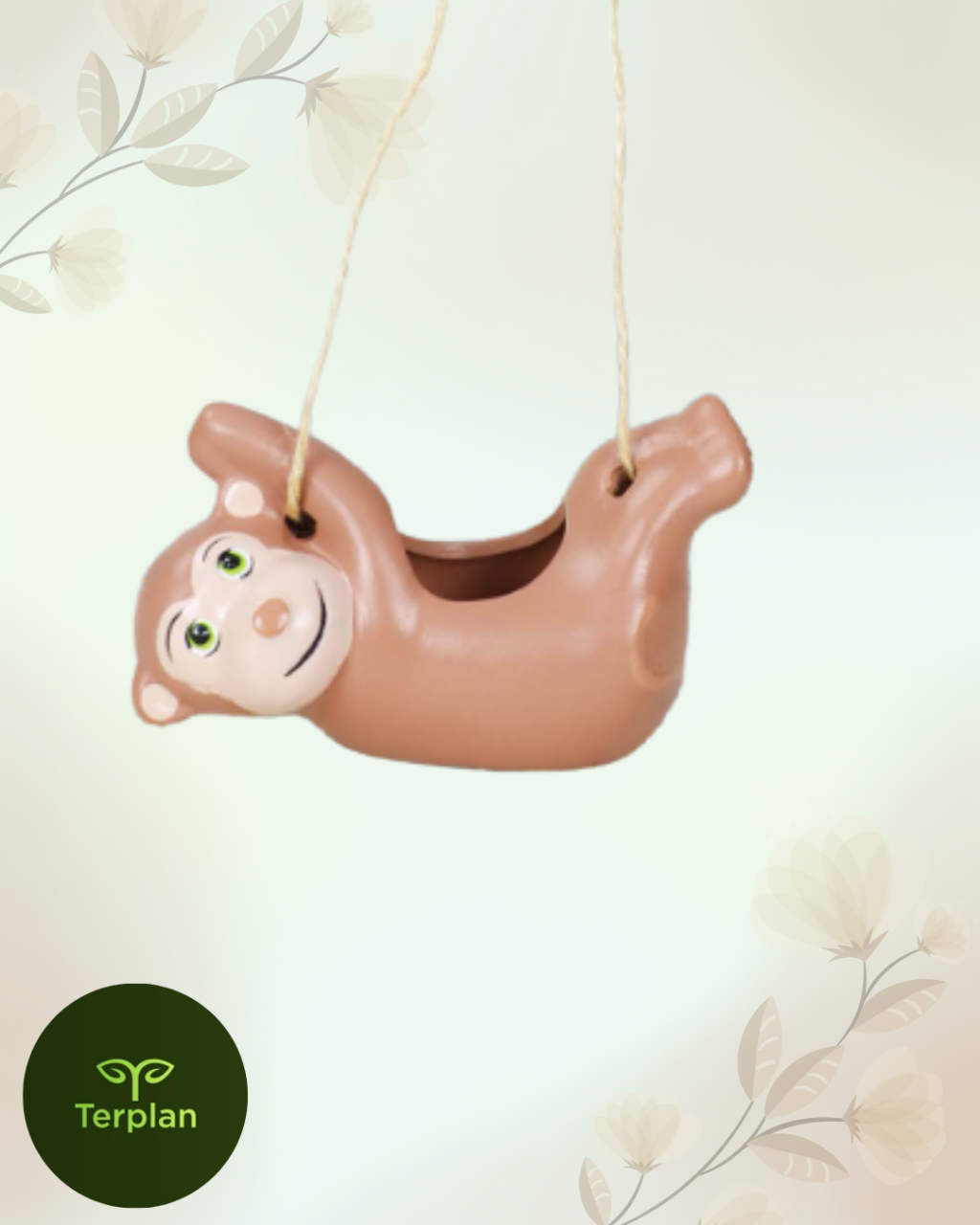 CACHEPOT MACACO DE PENDURAR