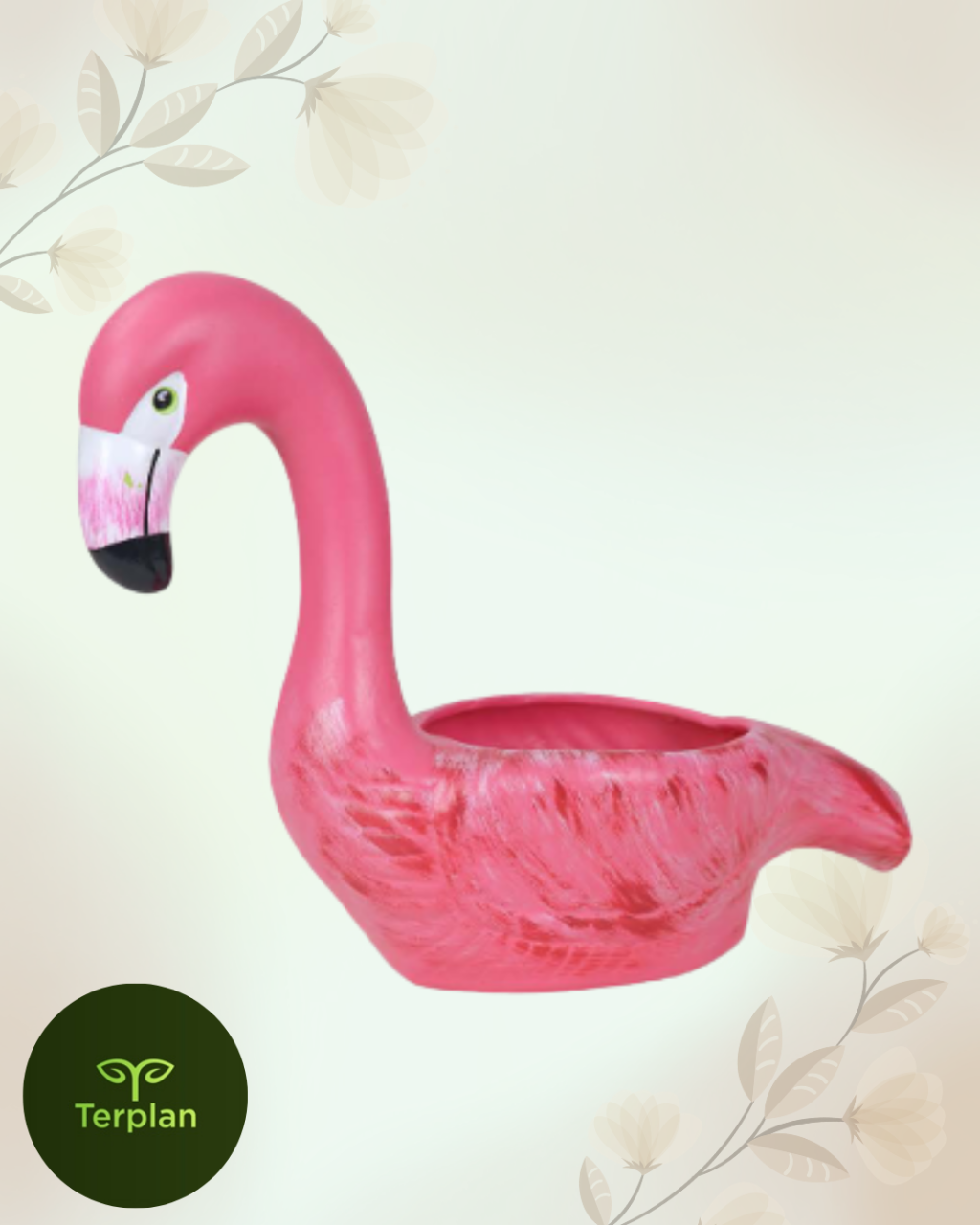 CACHEPOT  FLAMINGO GRANDE