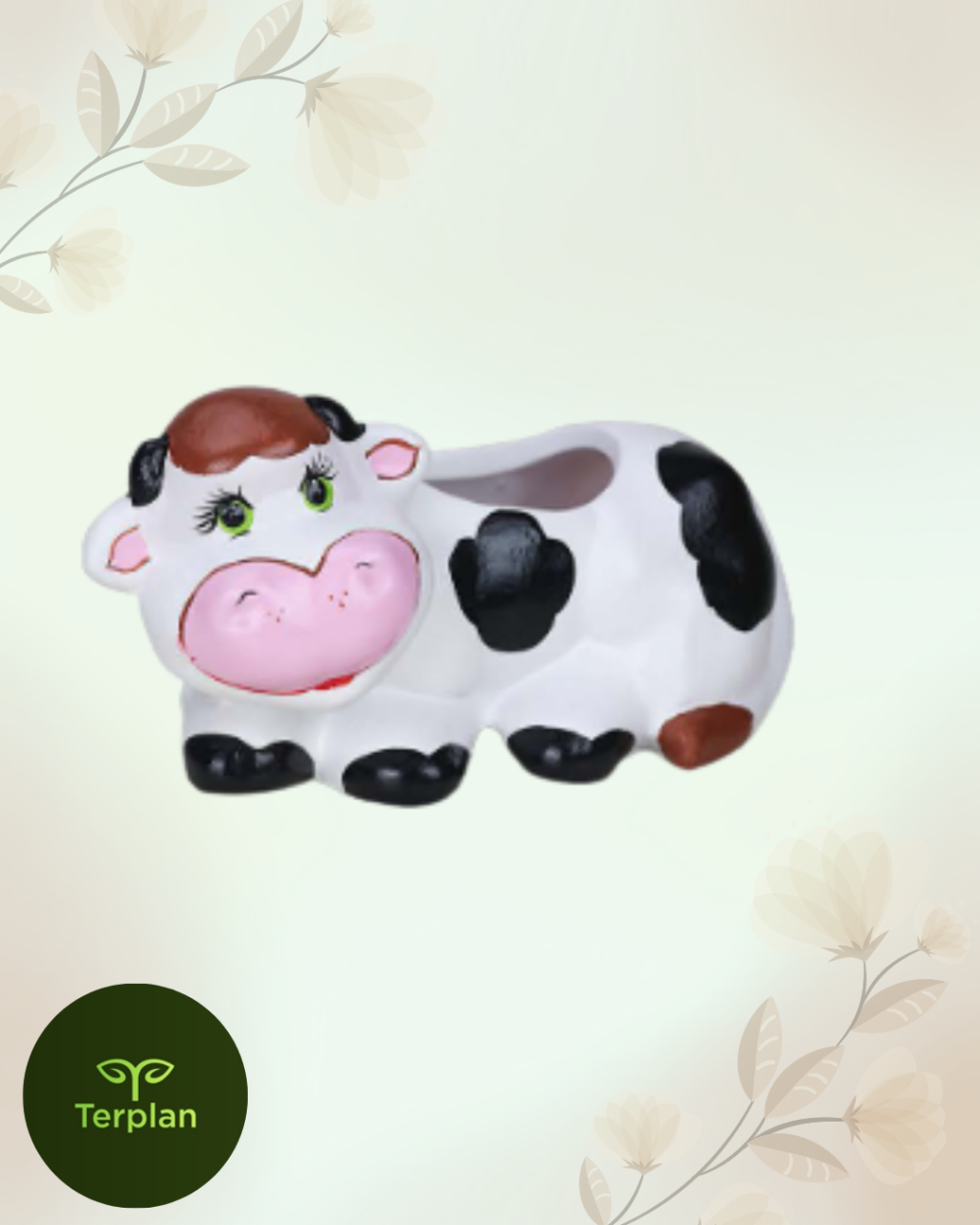 CACHEPOT  VACA DEITADA