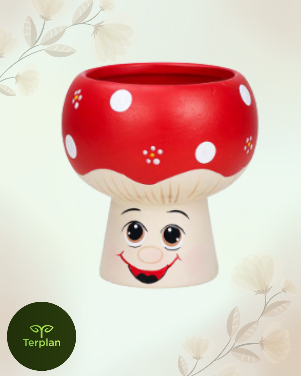 CACHEPOT  TAÇA COGUMELO
