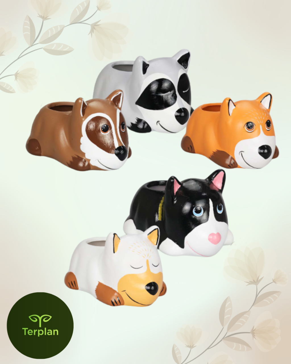 CACHEPOT ANIMAIS GRANDE DEITADO