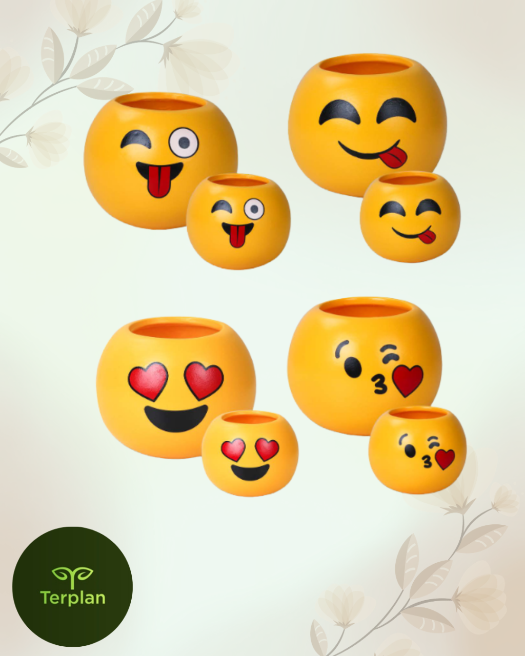CACHEPOT EMOJI PISCADA 