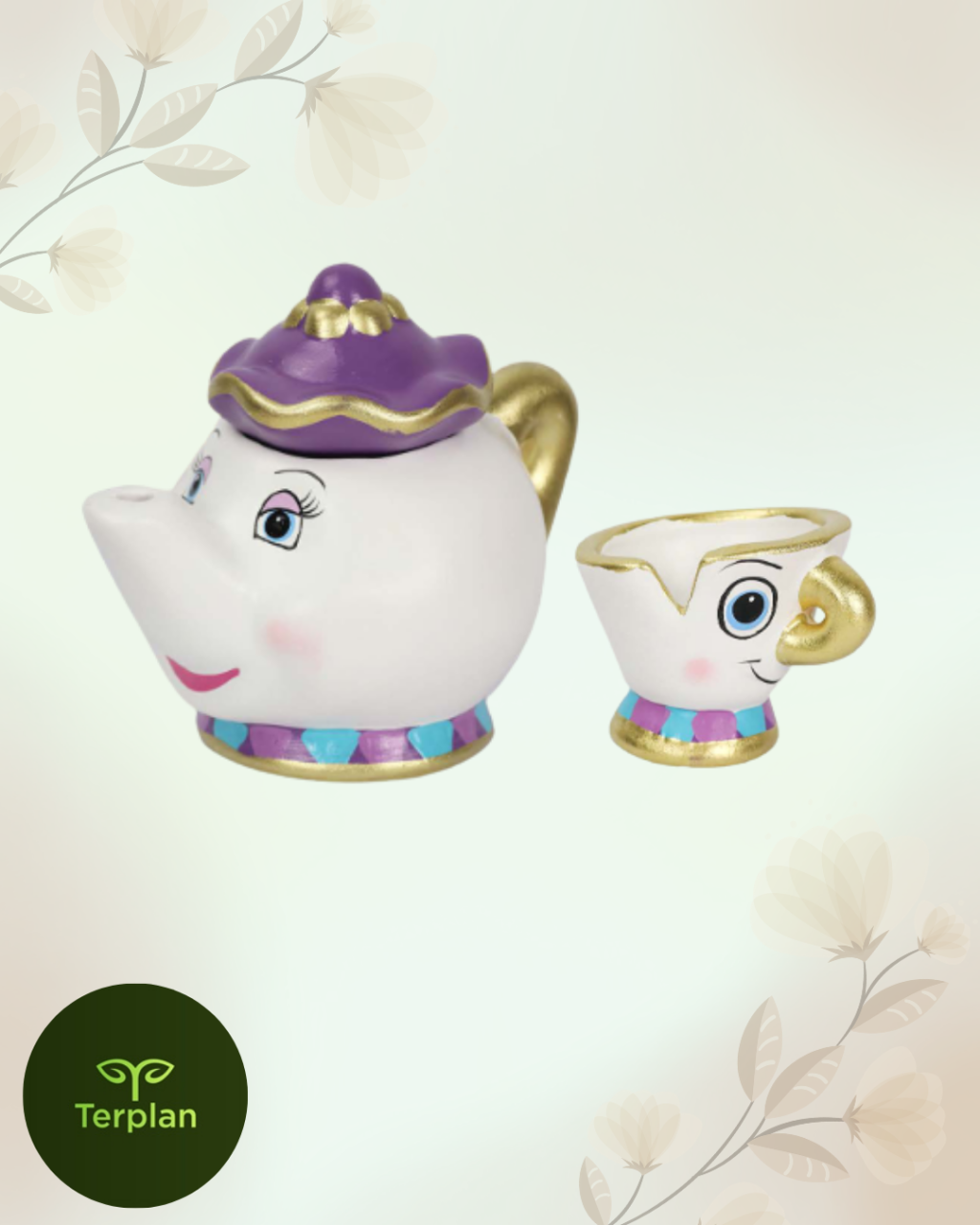 CACHEPOT BELA E A FERA