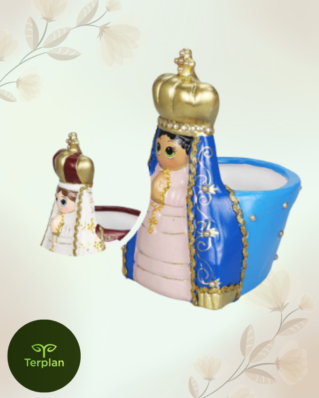 CACHEPOT NOSSA SENHORA  COROA 