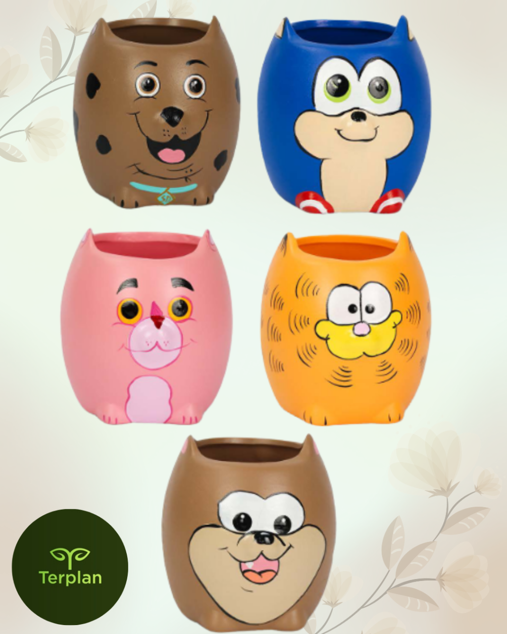CACHEPOT PERSSONAGENS 