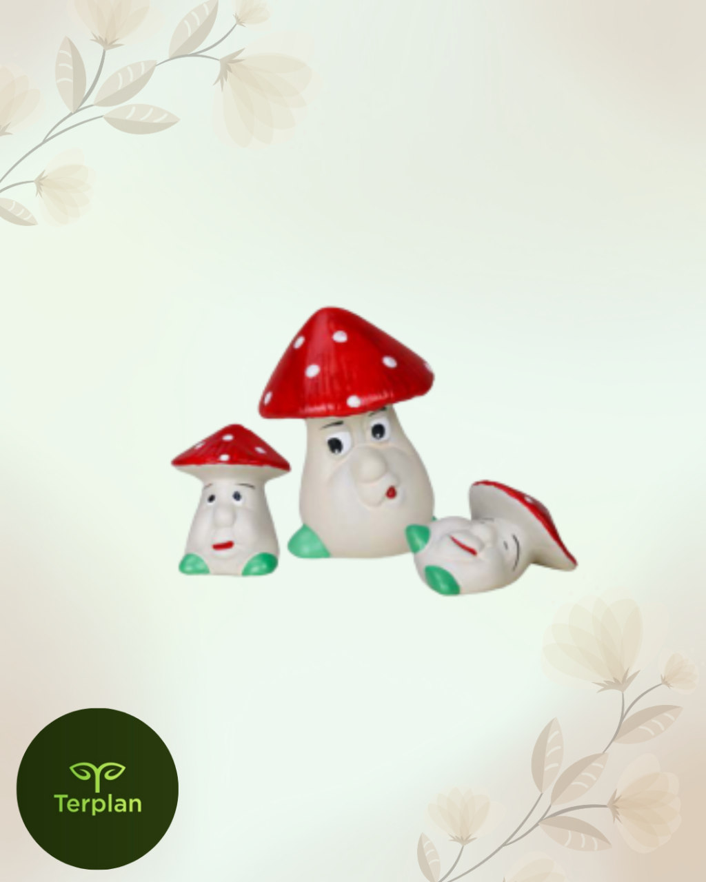 TERRARIO TRIO COGUMELO