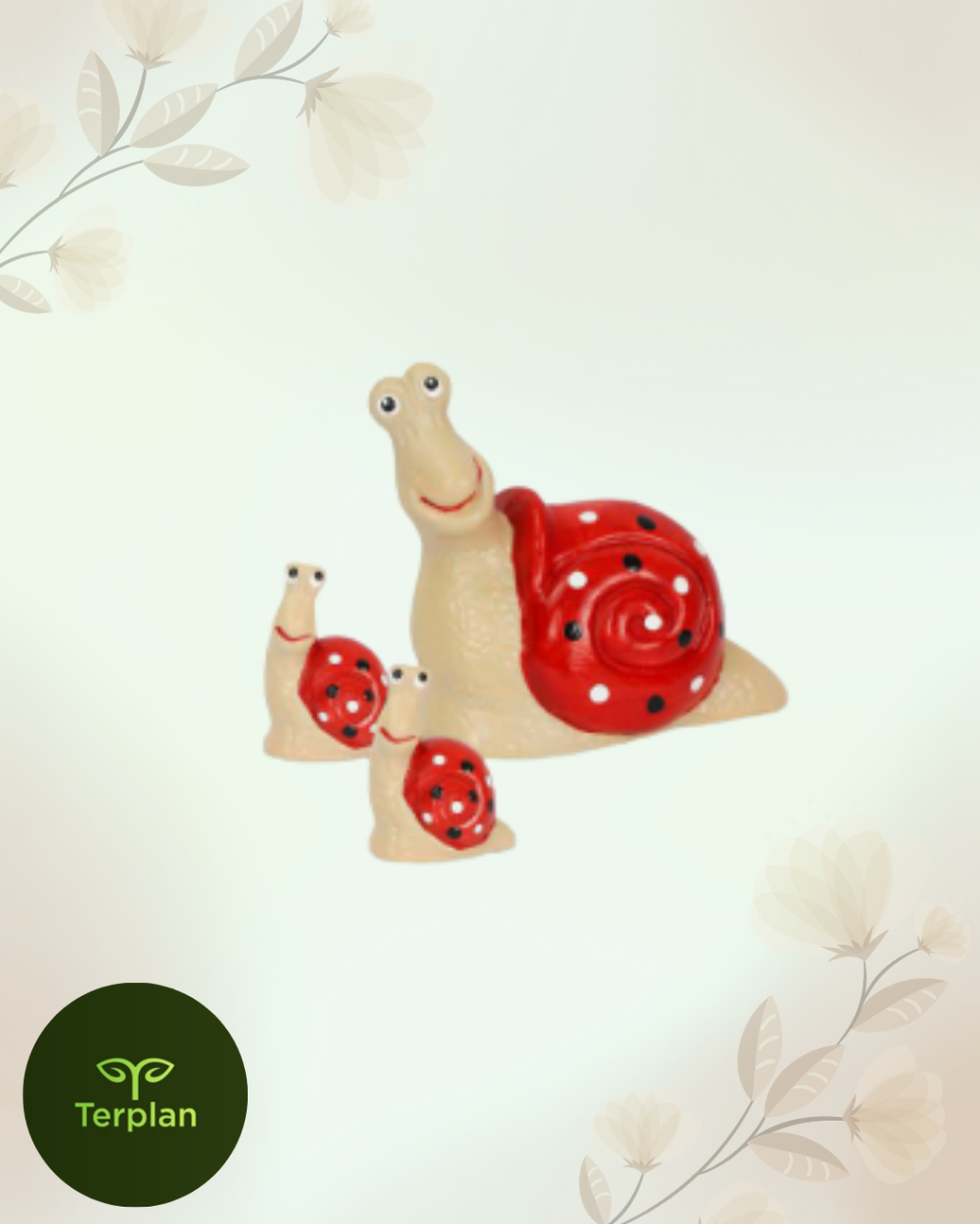 TERRARIO TRIO CARAMUJO