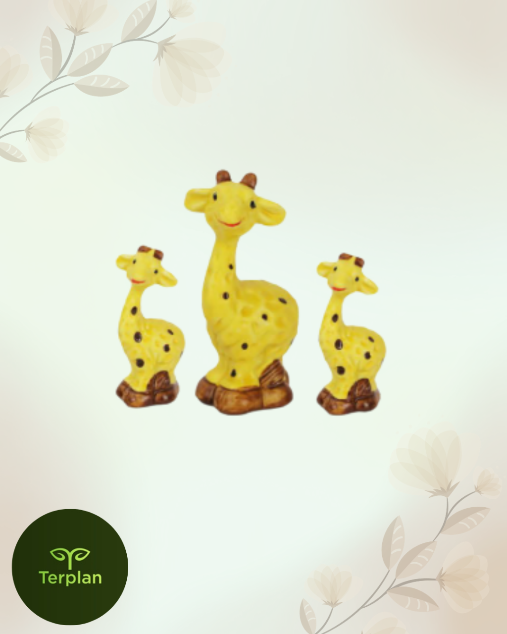TERRARIO  TRIO GIRAFA