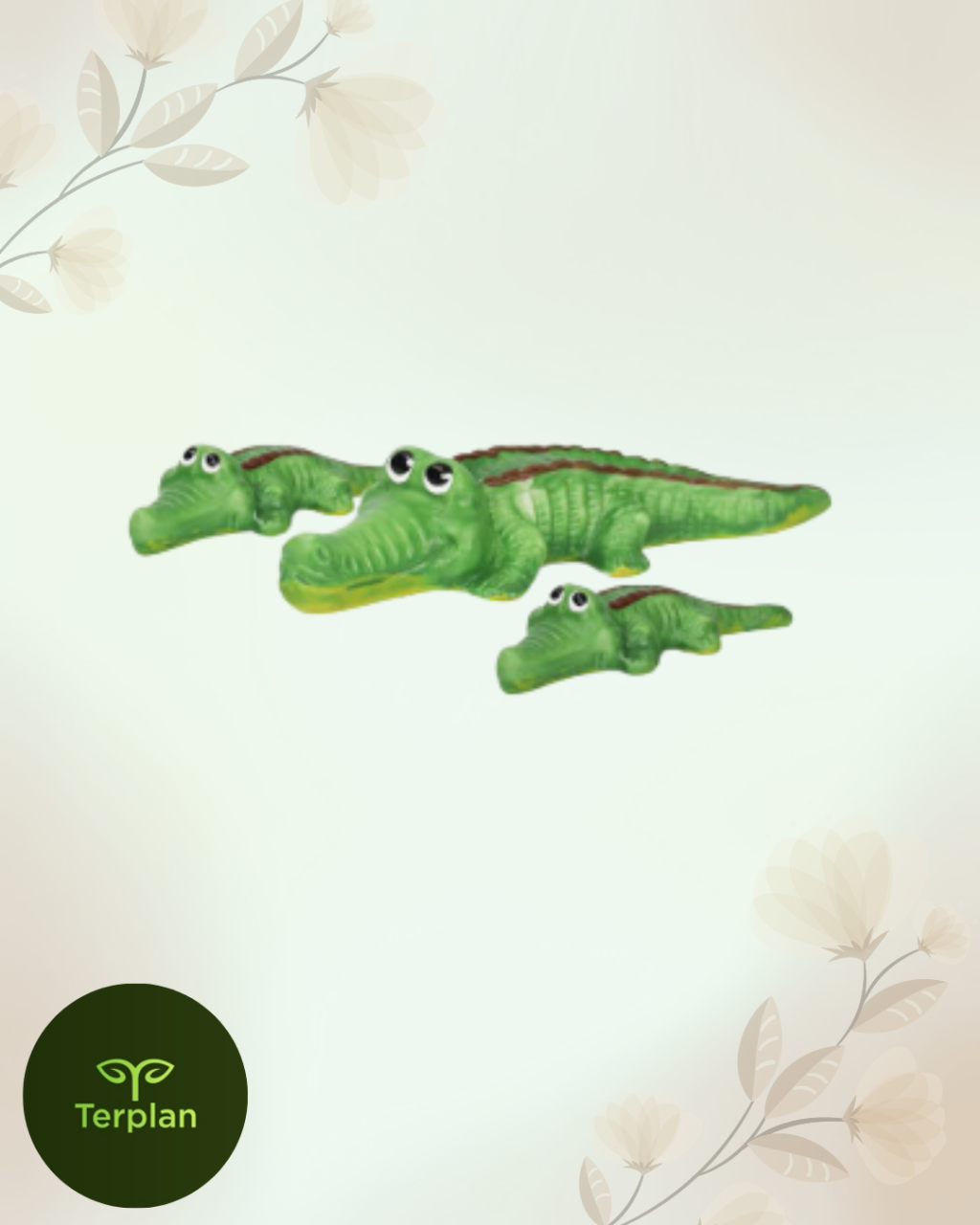 TERRARIO  TRIO JACARÉ