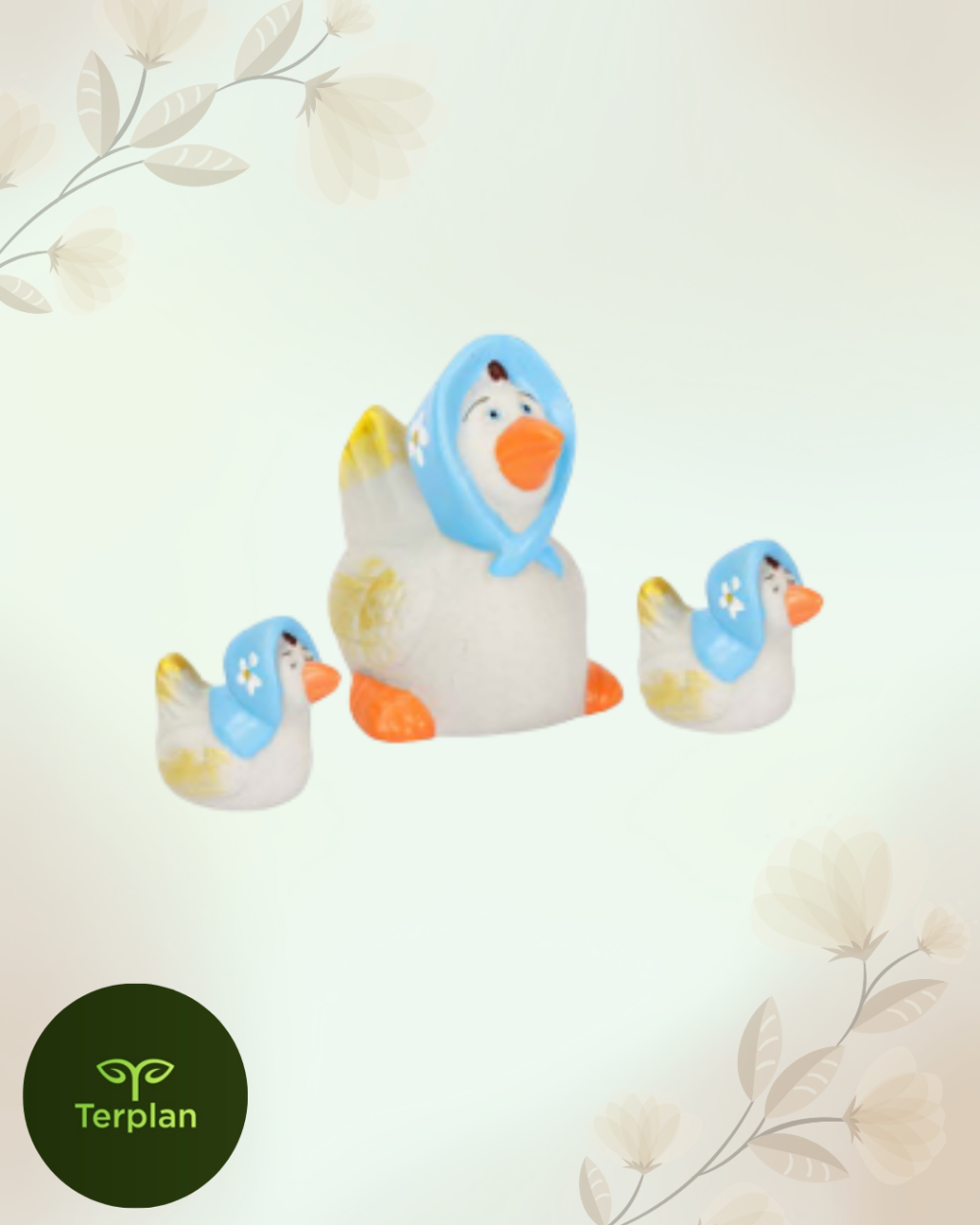 TERRARIO  TRIO GALINHA DE TOUCA