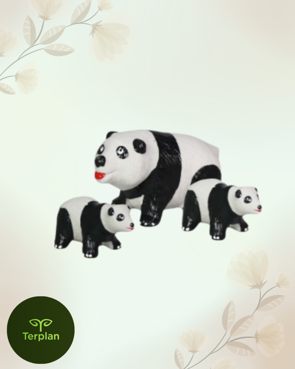 TERRARIO  TRIO URSO PANDA