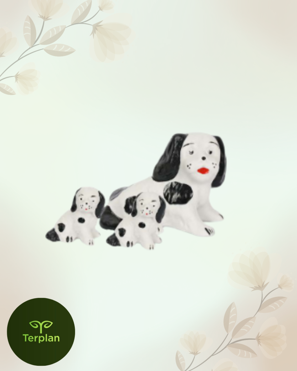 TERRARIO  TRIO CACHORRO BRANCO 