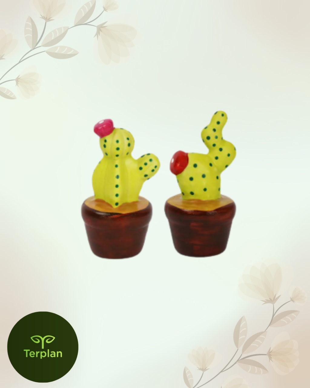 TERRARIO  TRIO VASO CACTO 