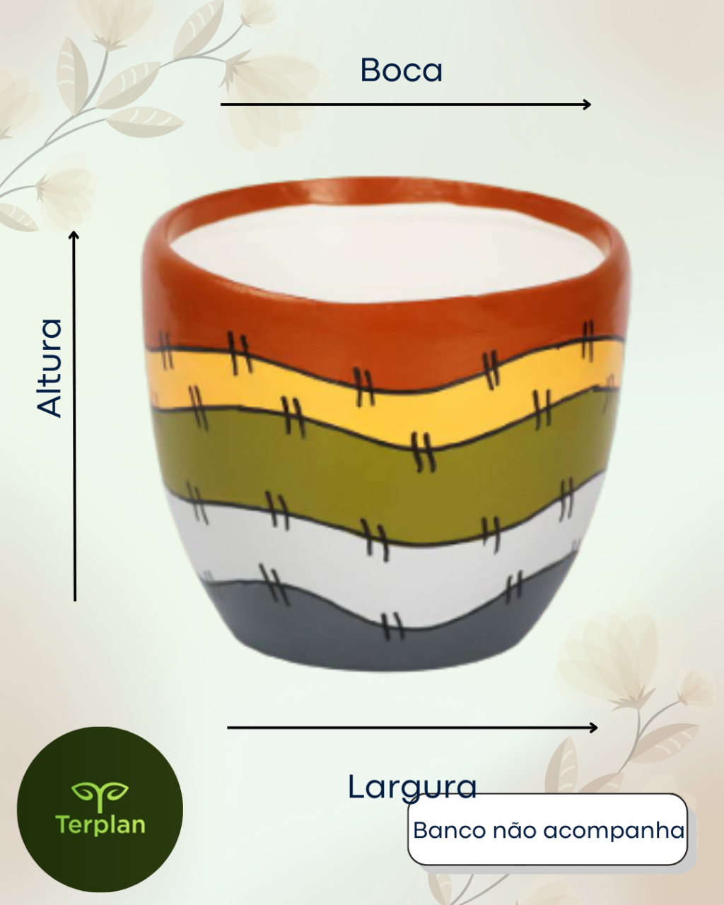 VASO FAIXAS 
