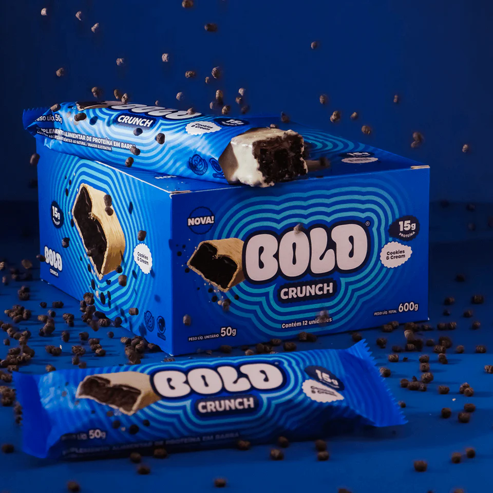 Bold Crunch Cookie & Cream 50g - Unidade
