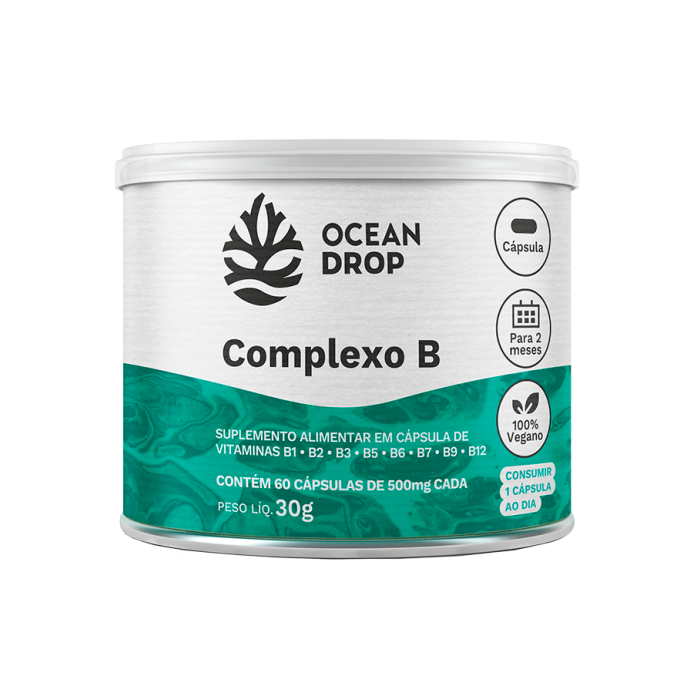 Ocean Drop Complexo B 60 cápsulas 500mg