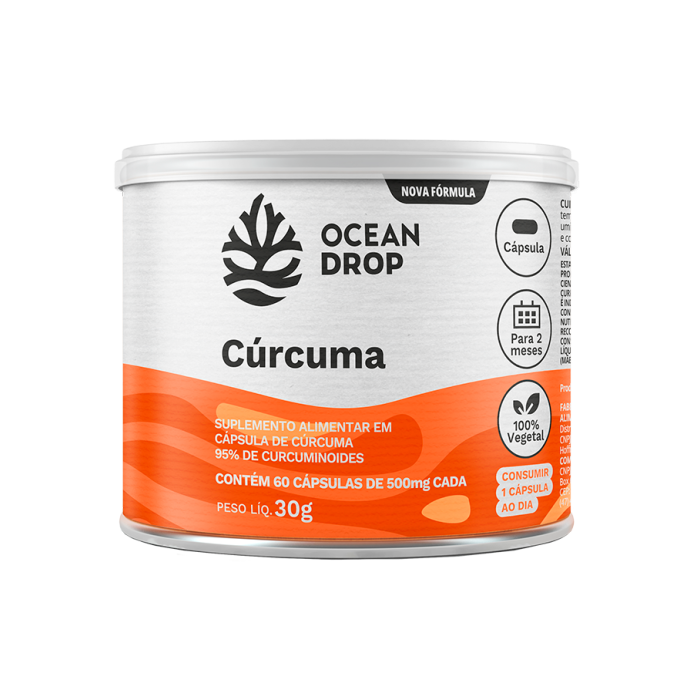 Ocean Drop Cúrcuma 60 cápsulas 500mg