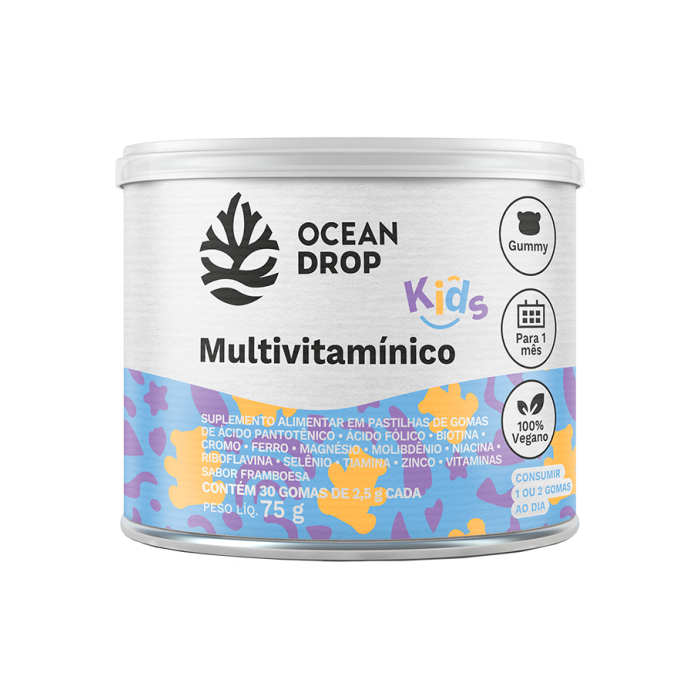 Ocean Drop Multivitamínico Kids 30 gomas 75g