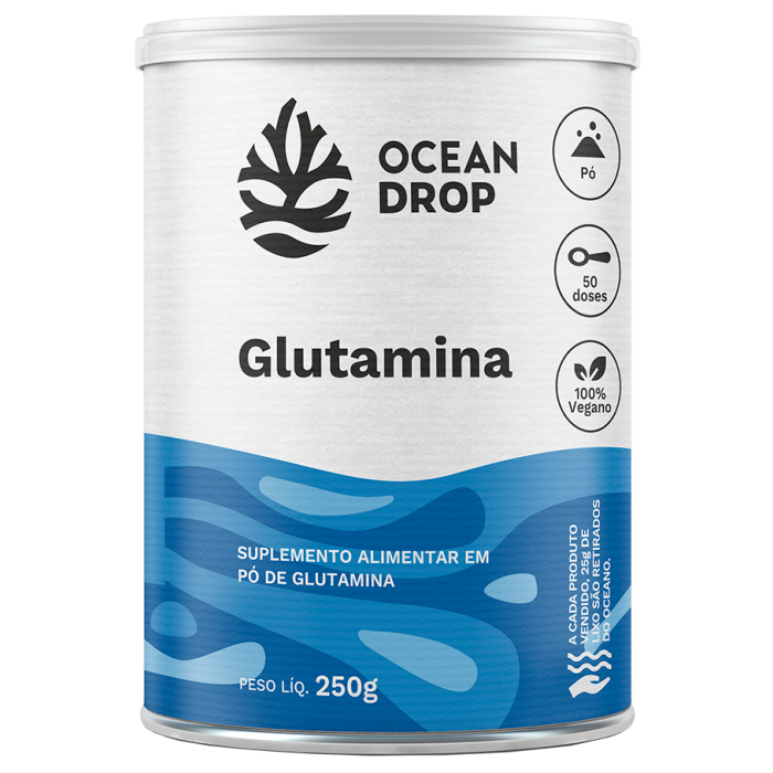 Ocean Drop Glutamina em Pó 250mg