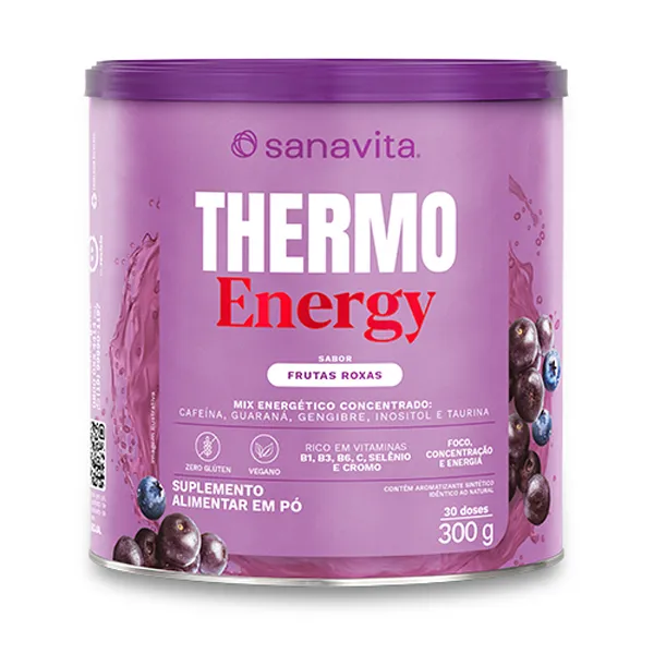 Sanavita Thermo Energy Frutas Roxas 300g