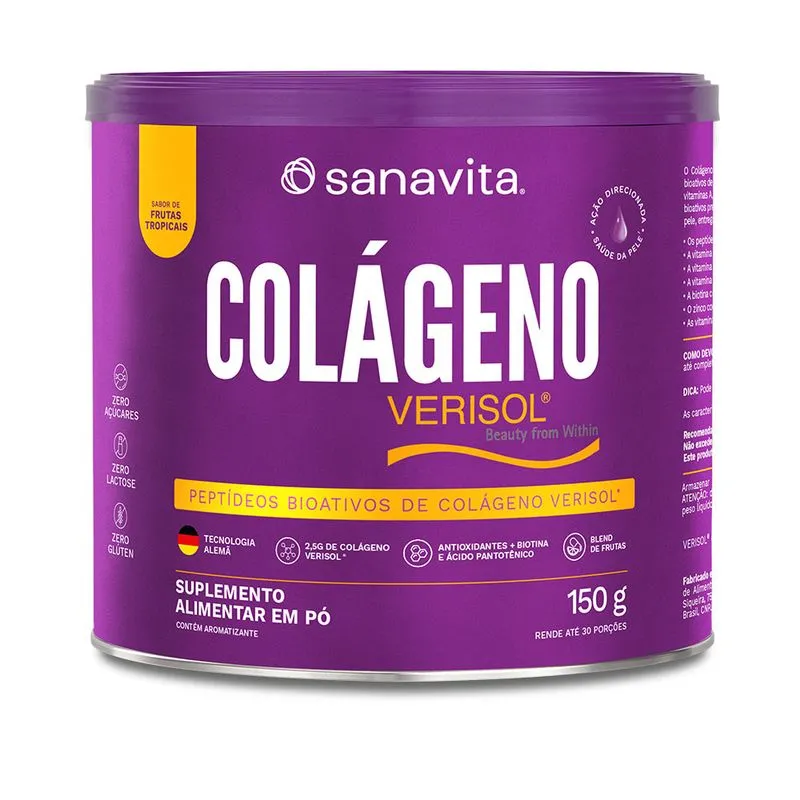 Sanavita Colágeno Verisol Frutas Tropicais 150g