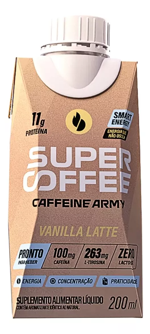 Super Coffee Bebida Vanilla Latte 200ml