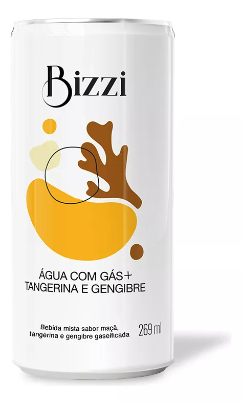 Bizzi Água c/Gás Tangerina e Gengibre 269ml