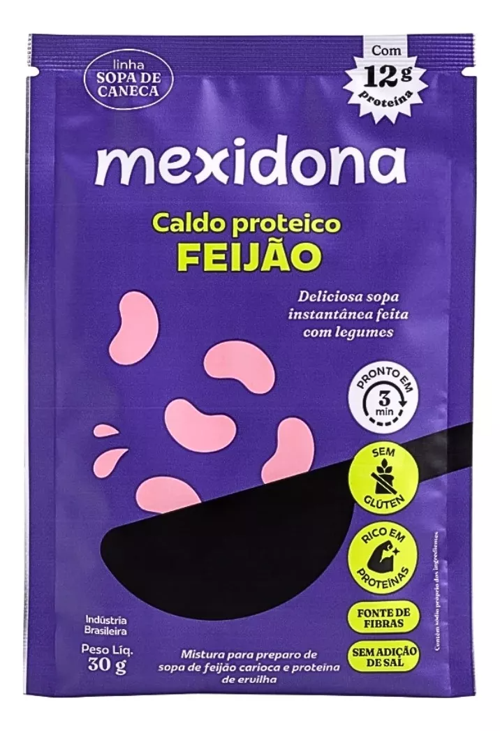 Mexidona Caldo Proteico Feijão 30g