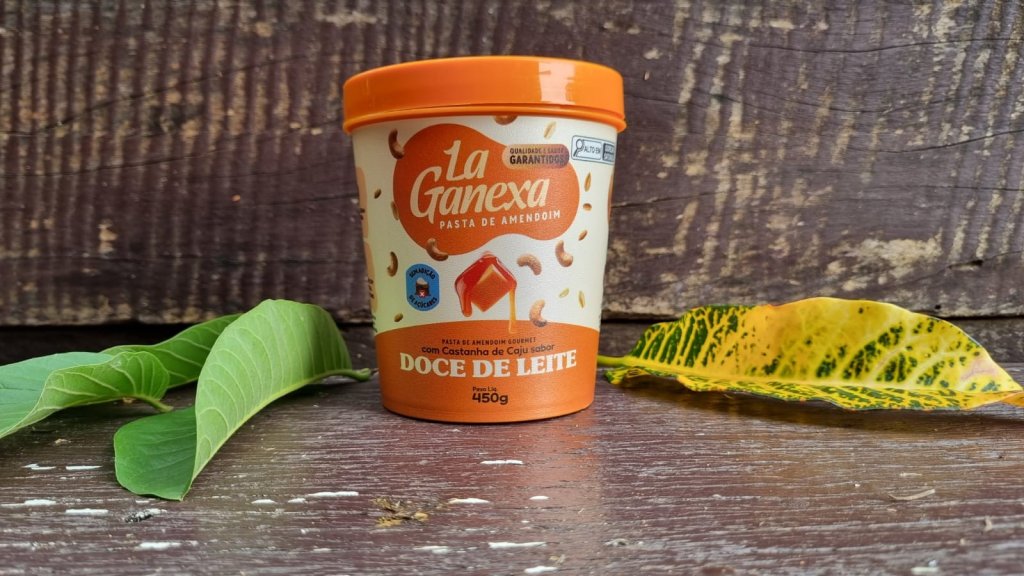 La Ganexa Pasta de Amendoim  Doce de Leite 450g