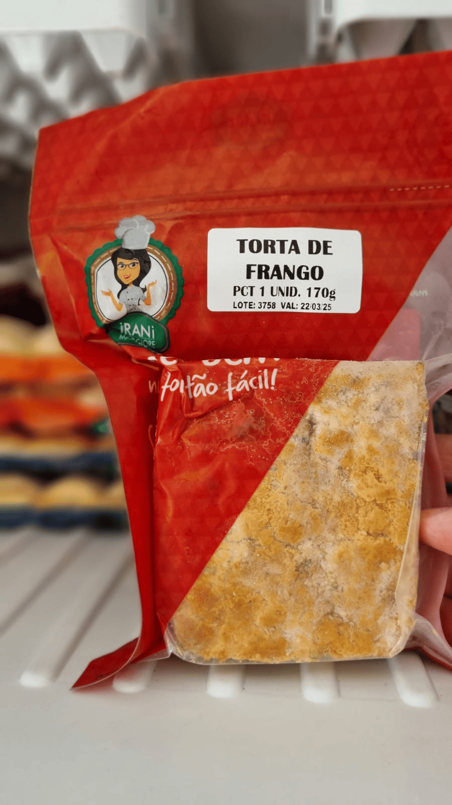 Irani Torta de Frango Sem Glúten 170g