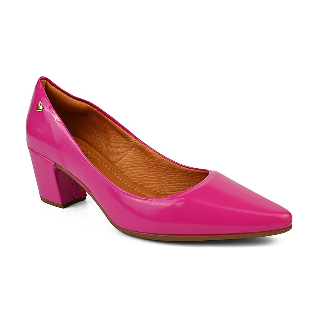 Sapato scarpin Ref 1900-321 Verniz Pink
