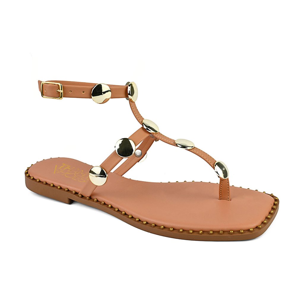 Sandália Feminina Rasteira REF 41028-440 Rosado