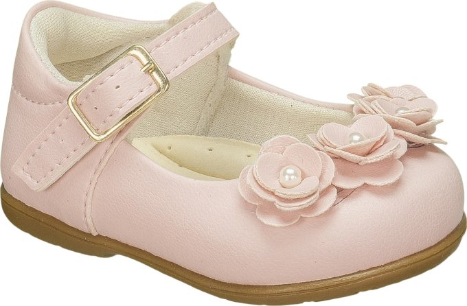 Sapatinho Bebê Menina 16 ao 22 Ref 4202-003 Rosa