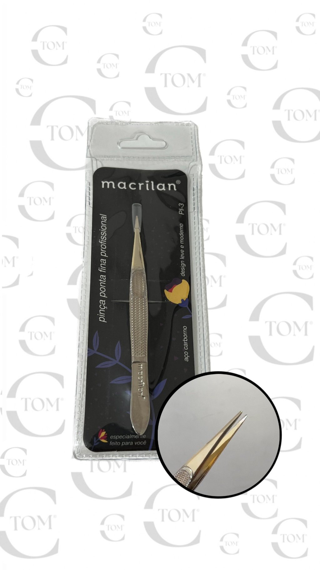 PINÇA PONTA FINA PL3 - MACRILAN