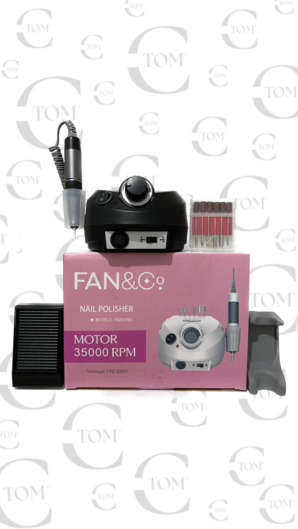 MOTOR LIXADEIRA BIVOLT UNHAS PROFISSIONAL 
