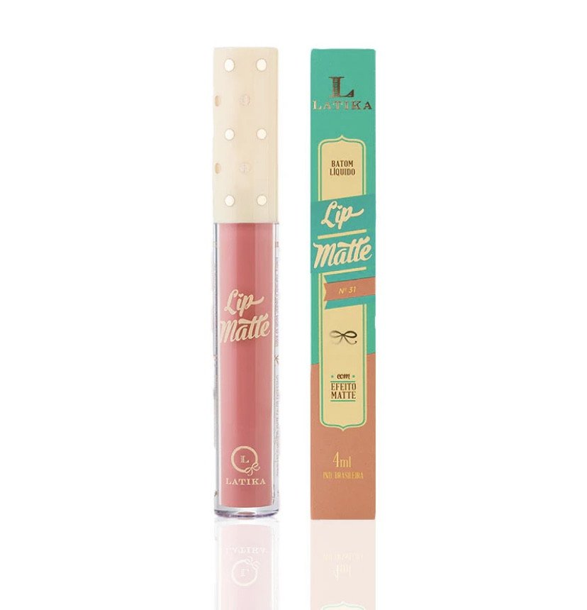 Batom Líquido Latika Lip Matte Nude nº31