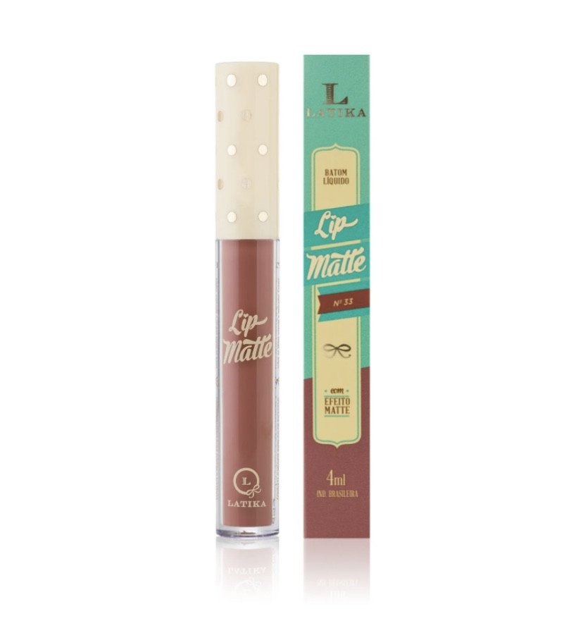 Batom Líquido Latika Lip Matte nº33