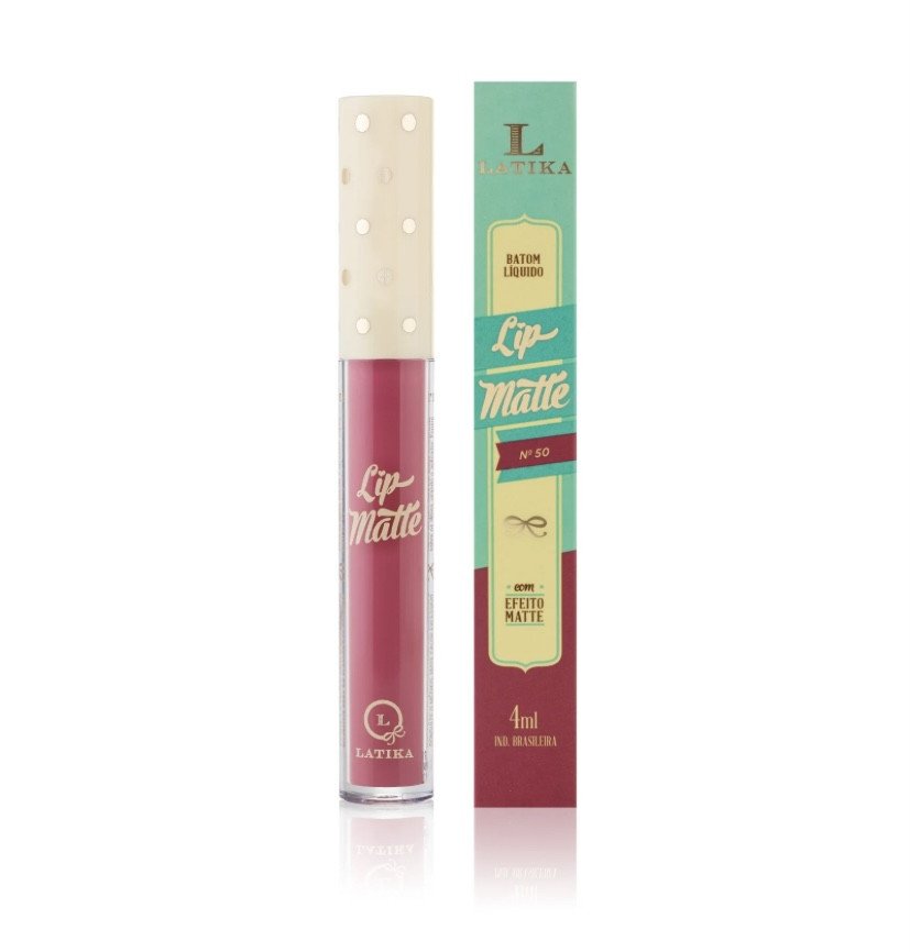 Batom Líquido Latika Lip Matte nº50