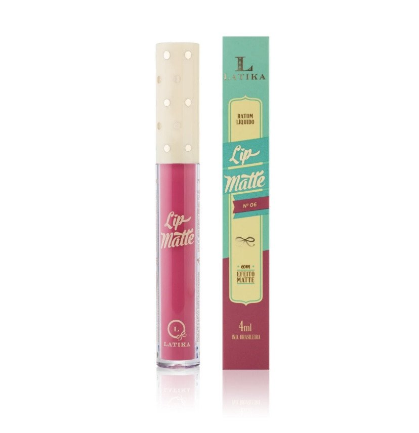 Batom Líquido Latika Lip Matte nº06