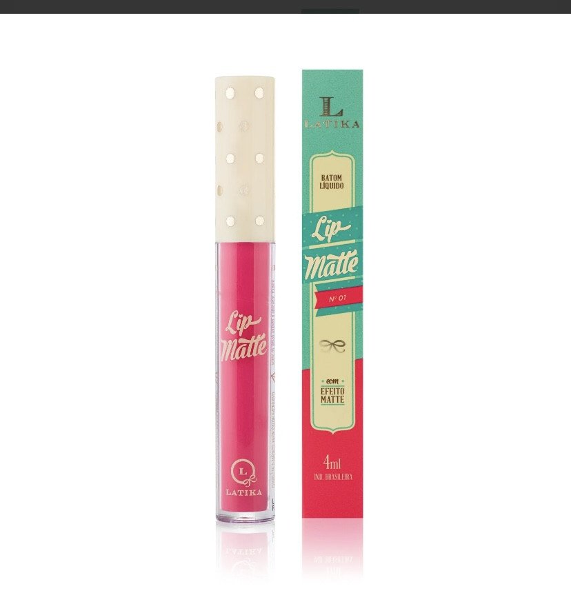 Batom Líquido Latika Lip Matte Rosa nº01